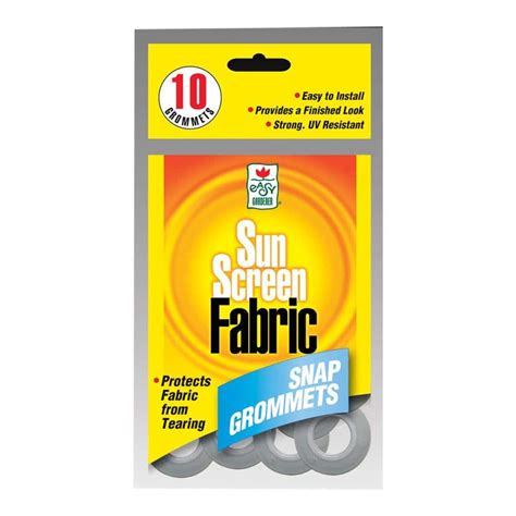 snap grommets sunscreen fabric